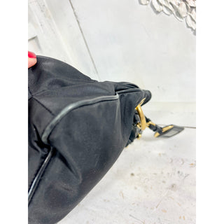 Prada Milano Tessuto Adjustable Single Strap Shoulder Handbag Black