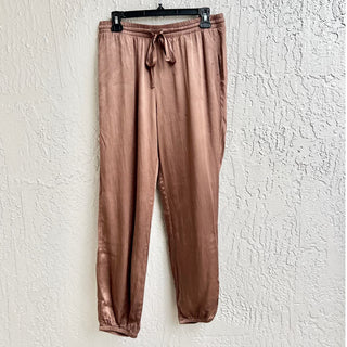 NATION LTD Del Ray Pull On High Rise Dressed Up Lounge Pant Sahara Womens Size L