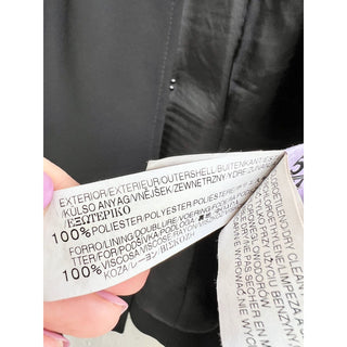 Zara Long Sleeve Tie Front Blazer Jacket Black Women's Size US 10