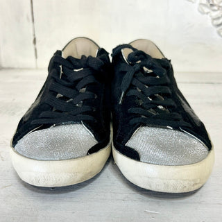 NWT Golden Goose Superstar Mixed Media Suede Low-Top Sneakers Black Women's 38