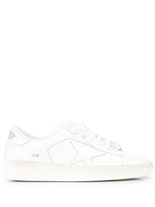 Golden Goose Stardan Leather Low Top Trainer Sneakers White Women's Size EU 39