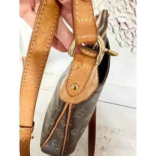 Louis Vuitton Odeon PM Monogram Leather Shoulder Crossbody Messenger Bag Brown