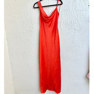 NWT Jay Godfrey Sleeveless Cowl Neck Justine Maxi Dress Sunkist Women's Size 0