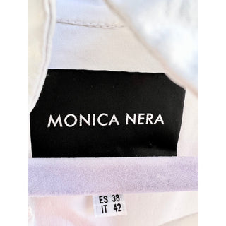 $265 Monica Nera Long Sleeve Grace Shirt White Women's IT 42 / EUR 36 / US 4