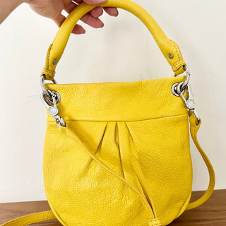 Marc By Marc Jacobs Yellow Leather Classic Q Hillier Hobo Shoulder Bag Women's