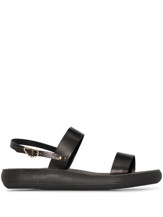 Ancient Greek Sandals Clio Leather Slip On Comfort Flat Sandals Women's US 9