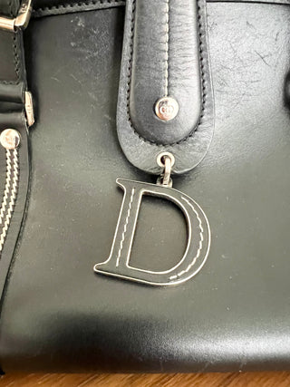 Dior Detectif black leather bag