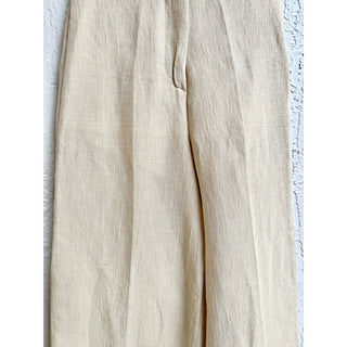 MVP Wardrobe Malibù High Waisted Wide Leg Palazzo Pants Beige Women's 38 / US 4