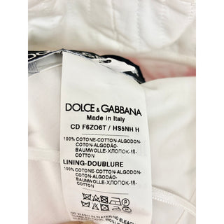 Dolce & Gabbana Floral-Printed Sleeveless Mini Dress White/Red Women's 40 / 4