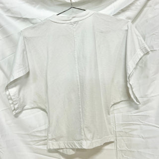 Agolde Britt 100% Cotton Dolman-Sleeve Crew Neck T-Shirt White Women's Size XS