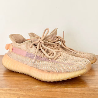 Adidas Yeezy Boost 350 V2 Clay Sneakers Shoes Low Top Orange Women's Size US 6