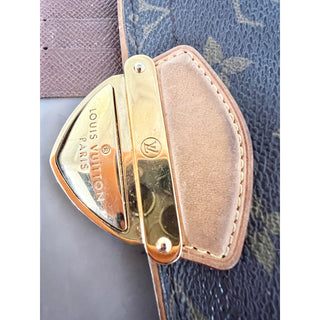 Louis Vuitton Paris Eugenie Brown Monogram Coated Canvas Flap Wallet