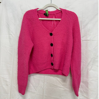 Rails Josie Long Sleeve Button Front Knit Cardigan Malibu Pink Women's Size XS