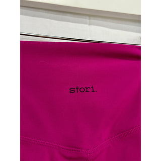 Stori Sports Bra & Perseverance Tight Activewear Set Fuchsia Pink Women's Size 2