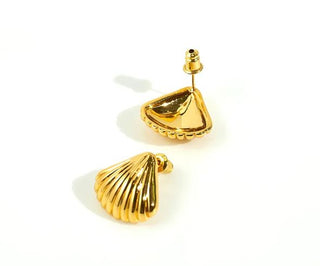 Cioccolato Couture Suzanna 18K Gold-Plated Mother Of Pearl Earring