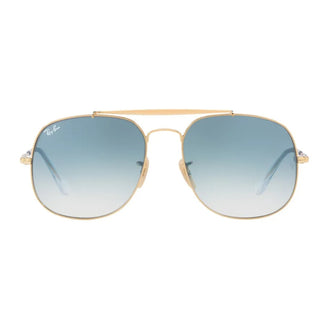 Ray-Ban General RB 3561 Gold/Blue Gradient Lens Aviator Square Sunglasses