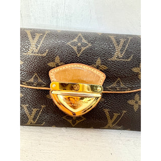 Louis Vuitton Paris Eugenie Brown Monogram Coated Canvas Flap Wallet
