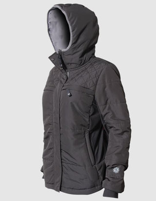 NWT Icewear Gunnur Padded Water Water Repellent Quilted Jacket Black Women's XS