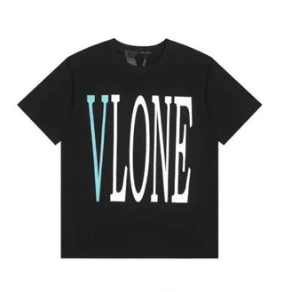 Vlone Staple Baby Blue V 100% Cotton Oversized Tee Shirt Black Men's Size Medium