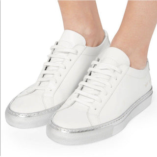 $560 Woman By Common Projects Achillies Sneakers Shoes White Women's Size 39 / 9