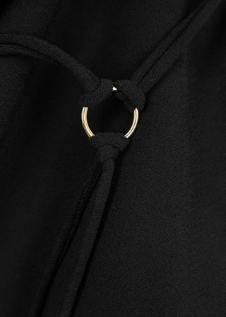 Bec & Bridge Adele Stretch-Crepe Halterneck Mini Bodycon Dress Black Women's 2