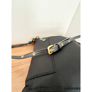 Marc Jacobs Black Nylon Preppy Sia Crossbody Bag Adjustable Straps Women's