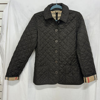 Burberry Brit Fernleigh Thermoregulated Diamond Quilted Jacket Brown Women's S