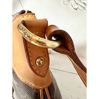 Louis Vuitton Odeon PM Monogram Leather Shoulder Crossbody Messenger Bag Brown