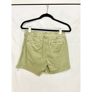 J. Crew Cotton Blend 5" Stretch High Rise Chino Short Olive Sand Women's Size 0