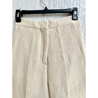 MVP Wardrobe Malibù High Waisted Wide Leg Palazzo Pants Beige Women's 38 / US 4