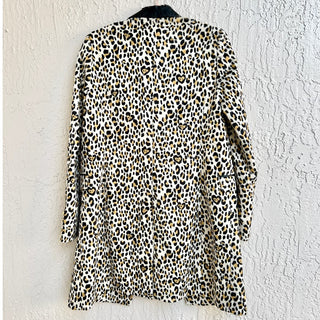 Roberto Just Cavalli Love Cheetah Print Jacket Blazer Beige Women's 42 / US 6