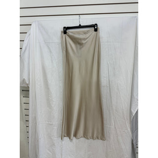 NWT Lioness Hudson Satin High Waisted Maxi Skirt Eggshell Women's Size AU 6 / XS