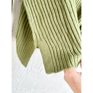 NWT LBLC The Label Long Sleeve Turtleneck Casey Sweater Army Green Women's Small