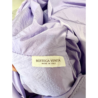 Bottega Veneta Towel Effect Ruched Purse Clutch Handbag Lilac