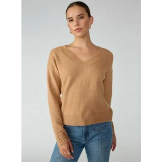 NWT Sanctuary Long Sleeve Ribbed Knit Pullover Sweater Beige Women's Size Medium