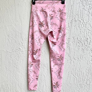 NWOT Love Shack Fancy x Beach Riot Floral Print Piper Leggings Pink Womens Small