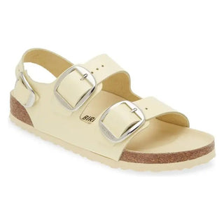 Birkenstock Milano Slip On Flat Slingback Sandal High Shine Butter Unisex L9/M7