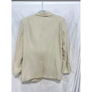 NWT Cider Dirty Chai Layered Single Breasted Oversized Blazer  Cream Women's S