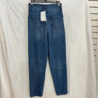 NWT Iro Acady High Waisted Denim Carrot Cut Jeans Stone Blue Women's Size 36 / 2