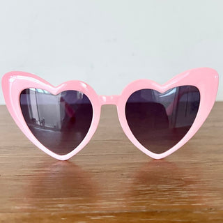 Bridesmaid Love Heart Shape Sunglasses Party Pink Women's