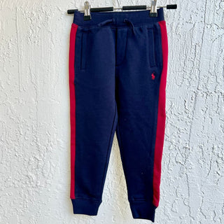 NWOT Polo Ralph Lauren Drawstring Pull On Jogger Pants Blue Red Toddler Sz 4/4T