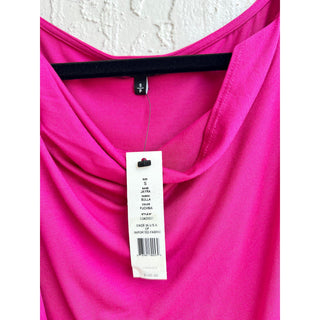 NWT Theory Sleeveless Jayra Cowl Neck Top Fuchsia Pink Women's Size Small