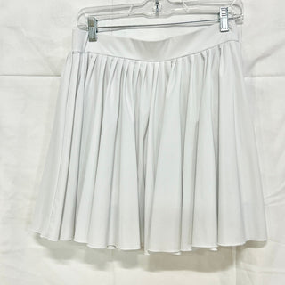 Juicy Couture High Waisted Pleated Skirt Tennis Short Liner White Women's Size M