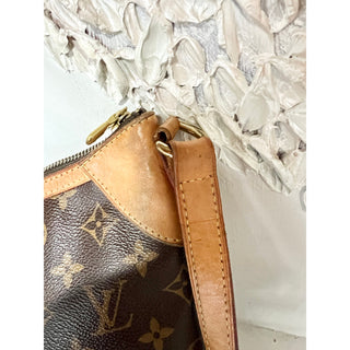 Louis Vuitton Odeon PM Monogram Leather Shoulder Crossbody Messenger Bag Brown
