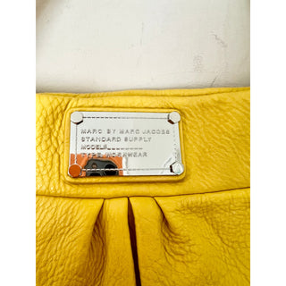 Marc By Marc Jacobs Yellow Leather Classic Q Hillier Hobo Shoulder Bag Women's