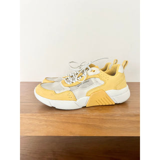 Mark Nason Block West Leather Sneakers Shoes Yellow Women's Size 8.5