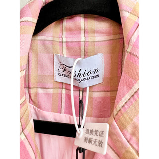 NWT Classic Fashion Collection Saturdays Market Well Done Blazer Pink Women's M