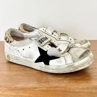 Golden Goose Super Star Old School Calf Hair Sneakers White Girls 33 / 1.5 Youth