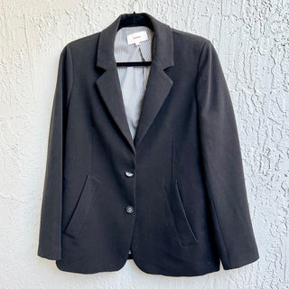 Xirena Long Sleeve Notch Lapel Lined Blazer Jacket Black Women's Size Small