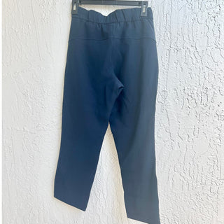 Lululemon High Rise Elastic Drawstring Tapered Leg Pants Blue Women's Size 2